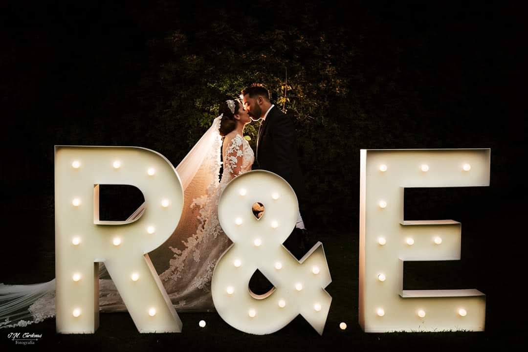 LETRAS LUMINOSA PARA EVENTOS