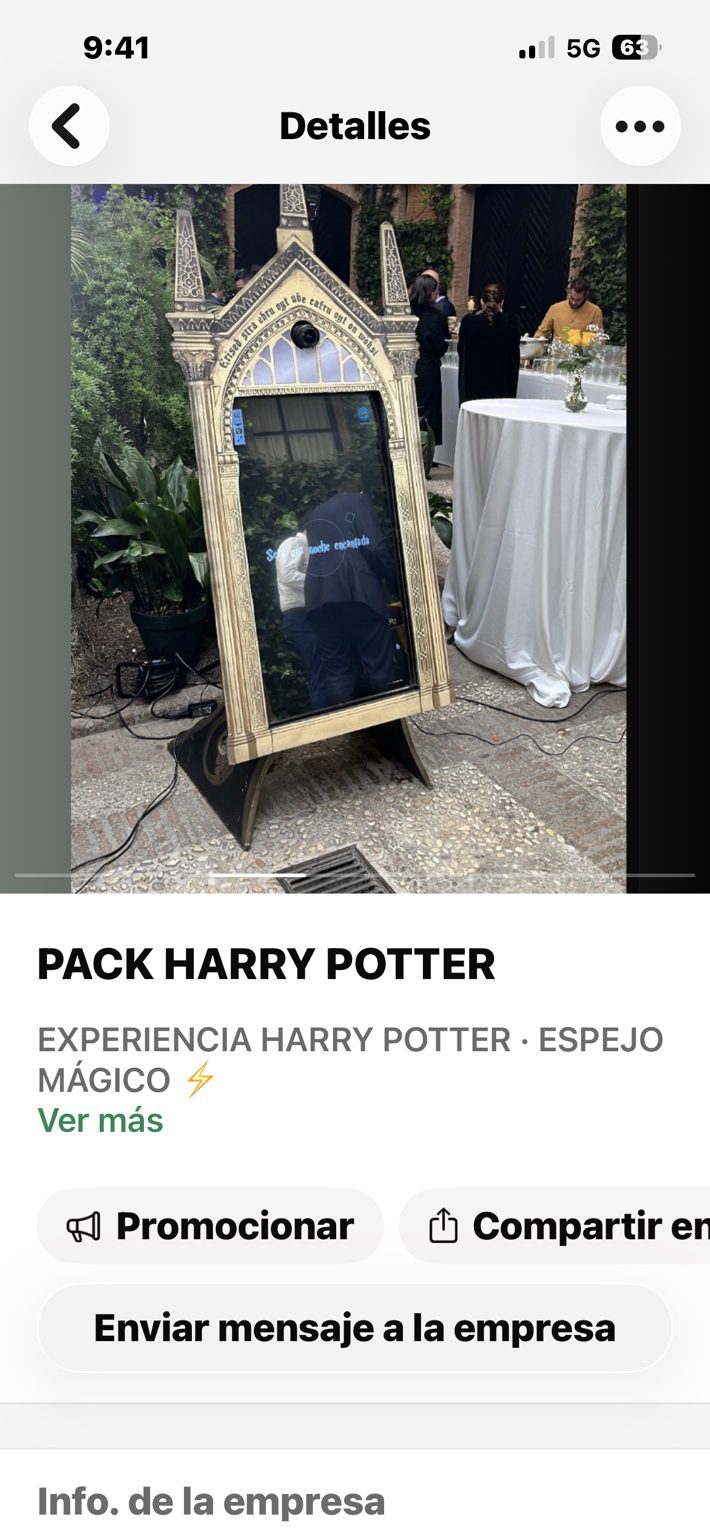 Espejo Mágico tematizado e inspirado en el Espejo de Oesed